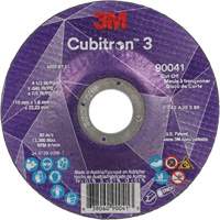 Cubitron 3 Cut-Off Wheel, 4-1/2" x 0.045", 7/8" Arbor, Type T27, Ceramic, 13300 RPM Waymarc Industries Inc