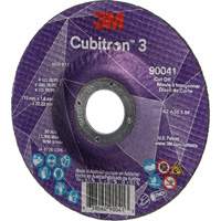 Cubitron 3 Cut-Off Wheel, 4-1/2" x 0.045", 7/8" Arbor, Type T27, Ceramic, 13300 RPM Waymarc Industries Inc