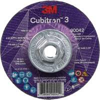 Cubitron 3 Cut-Off Wheel, 4-1/2" x 0.09", 5/8"-11 Arbor, Type T27, Ceramic, 13300 RPM Waymarc Industries Inc