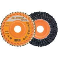 ALLSTEEL™ Turbo Flap Disc, 4-1/2" x 5/8"-11, 40 Grit, Zirconia Alumina NY571 | Waymarc Industries Inc