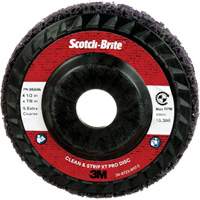 Scotch-Brite Clean and Strip XT Pro Disc XO-DC, 4-1/2" Dia., Extra Coarse Grit, Silicon Carbide Waymarc Industries Inc