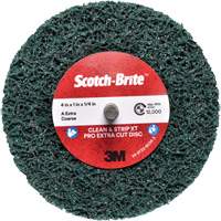 Scotch-Brite Clean and Strip XT Pro Extra Cut Disc XC-DC, 4" Dia., Extra Coarse Grit, Aluminum Oxide Waymarc Industries Inc