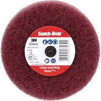 Scotch-Brite Roloc Plus General Purpose Scuffing Wheel, 4" Dia. Waymarc Industries Inc