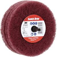 Scotch-Brite Roloc Plus General Purpose Scuffing Wheel, 4" Dia. Waymarc Industries Inc