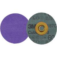 Cubitron 3 Roloc Fibre Disc, 3" Dia., 60+ Grit, Ceramic Waymarc Industries Inc