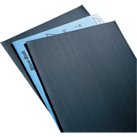 Papier abrasif en feuilles de papier - Feuilles de 9" x 11" &agrave; l'&eacute;preuve de l'eau Blue-Bak T414, 9" x 11", Grain 220, Carbure de silicium Waymarc Industries Inc