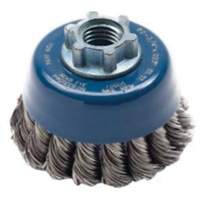 Brosse-boisseau &agrave; fils nou&eacute;s, 2-3/4" dia. x 5/8"-11 arbre Waymarc Industries Inc