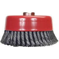 Brosse-boisseau &agrave; fils nou&eacute;s, 6" dia. x 5/8"-11 arbre Waymarc Industries Inc