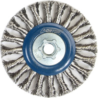 Roue compl&egrave;te de c&acirc;ble de torsion, Dia. 4", Fils 0,02", Arbre 5/8"-11, Acier inoxydable Waymarc Industries Inc