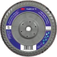 Cubitron 3 Conical  Flap Disc with Quick Change 1169F, 7" x 5/8"-11, Type T29, 40+ Grit, Ceramic Waymarc Industries Inc