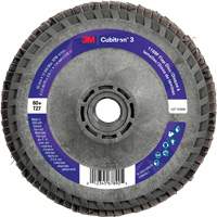 Cubitron 3 Flat Flap Disc with Quick Change 1169F, 4-1/2" x 5/8"-11, Type T27, 60+ Grit, Ceramic Waymarc Industries Inc