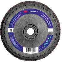 Cubitron 3 Conical  Flap Disc with Quick Change 1169F, 4-1/2" x 5/8"-11, Type T29, 80+ Grit, Ceramic Waymarc Industries Inc
