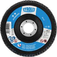 ZA 40 - B425 Standard 2-in-1 Flap Disc, 5" x 7/8", Type 27A, 40 Grit, Zirconia Alumina Waymarc Industries Inc
