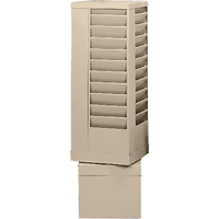Literature Storage Racks, Rotating, 44 Slots, Steel, 14-1/8" W x 14-1/8" D x 48-1/2" H Waymarc Industries Inc