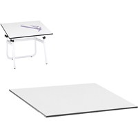 Table Top for Vista Adjustable Drawing Table, 48" W x 3/4" H, White OA910 | Waymarc Industries Inc