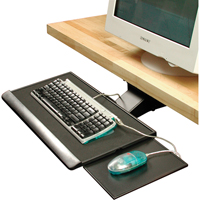 Heavy-Duty Articulating Keyboard Trays With Mouse Platform OB539 | Waymarc Industries Inc
