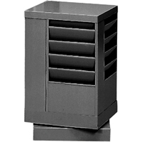 Literature Storage Racks, Rotating, 20 Slots, Steel, 14-1/8" W x 14-1/8" D x 21-1/4" H Waymarc Industries Inc
