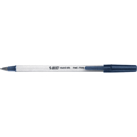 Stylo &agrave; bille Bic Round Stic, Bleu, 0,8 mm Waymarc Industries Inc