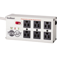 Isobar<sup>®</sup> Premium Surge Suppressors, 6 Outlets, 2850 J, 1440 W, 6' Cord OD752 | Waymarc Industries Inc