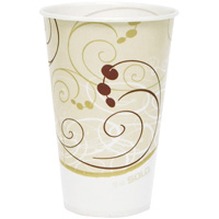 Disposable Cups, Paper, 12 oz., Multi-Colour OE075 | Waymarc Industries Inc