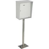 Collecting Boxes, Pedestal -Mounted, 21" x 12-7/8", Aluminum Waymarc Industries Inc
