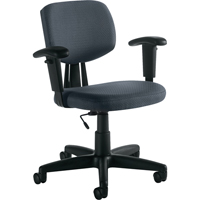 Task Chair, Fabric, Charcoal Waymarc Industries Inc