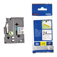 Ruban industriel lamin&eacute;, 24 mm x 13', Noir sur blanc Waymarc Industries Inc