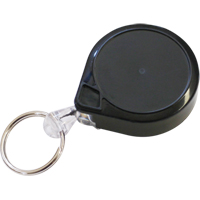 Retractable Mini-Bak<sup>®</sup> Key Rings, Plastic, 36" Cable, Belt Clip Attachment ON546 | Waymarc Industries Inc