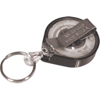 Retractable Mini-Bak<sup>®</sup> Key Rings, Plastic, 36" Cable, Belt Clip Attachment ON546 | Waymarc Industries Inc