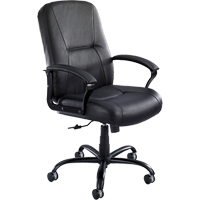 Chaises Serenity pour gens grands & costauds, Cuir, Noir, Capacit&eacute; 500 lb Waymarc Industries Inc