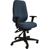 Cierra Petite Series Ergonomic Chairs, Fabric, Blue, 300 lbs. Capacity Waymarc Industries Inc