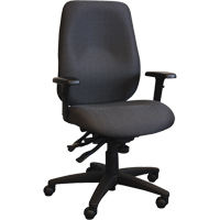 Cierra Ergonomic Chairs, Fabric, Black, 275 lbs. Capacity Waymarc Industries Inc