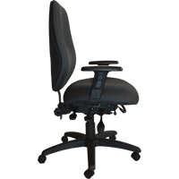 Cierra Heavy Duty Ergonomic Chairs, Fabric, Black, 400 lbs. Capacity Waymarc Industries Inc