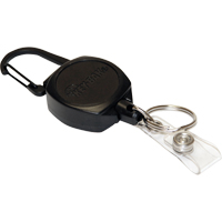 Self Retracting ID Badge and Key Reel, Zinc Alloy Metal, 24" Cable, Carabiner Attachment OP293 | Waymarc Industries Inc