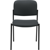 Armless Stacking Chairs, Fabric, 32" High, 300 lbs. Capacity, Charcoal OP320 | Waymarc Industries Inc