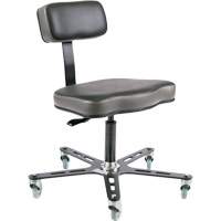 Chaise ergonomique SF 160<sup>MC</sup>, Vinyle, Noir OP501 | Waymarc Industries Inc