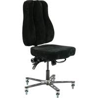 Chaise ergonomique Synergo II<sup>MC</sup>, Tissu, Noir OP503 | Waymarc Industries Inc