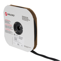 Ruban d'attaches, Boucle, 25 vg x 1", Cousu, Noir Waymarc Industries Inc