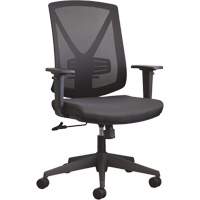 Activ A-47 Synchro Office Chair, Fabric, Black, 275 lbs. Capacity Waymarc Industries Inc