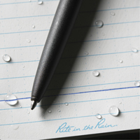 All-Weather Metal Pen, Blue, 0.8 mm, Retractable OQ371 | Waymarc Industries Inc