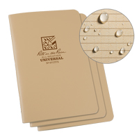 Notebook, Soft Cover, Tan, 48 Pages, 4-5/8" W x 7" L Waymarc Industries Inc