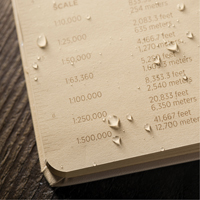 Livre reli&eacute;, Couverture rigide, Havane, 160 Pages, 4-5/8" , 7-1/4"  Waymarc Industries Inc
