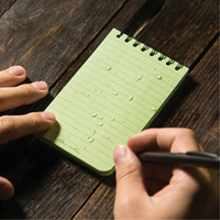 Pocket Top-Spiral Notebook, Soft Cover, Green, 100 Pages, 3" W x 5" L Waymarc Industries Inc