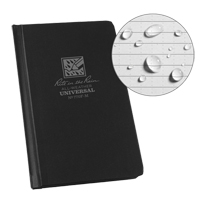 Pocket Bound Book, Hard Cover, Black, 160 Pages, 4-1/4" W x 6-3/4" L OQ499 | Waymarc Industries Inc