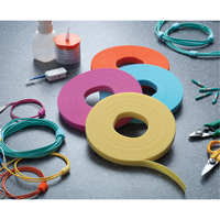 Ruban pour gestion des câbles One-Wrap<sup>MD</sup>, Boucle et crochet, 25 vg x 5/8", Auto-aggripant, Jaune OQ535 | Waymarc Industries Inc
