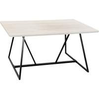 Oasis™ Sitting Teaming Table, 48" L x 60" W x 29" H, White OQ702 | Waymarc Industries Inc