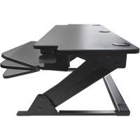 Goya™ Sit-Stand Workstation, Desktop Unit, 20" H x 42" W x 16" D, Black OQ762 | Waymarc Industries Inc