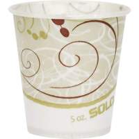 Disposable Cup, Paper, 5 oz., Brown OQ766 | Waymarc Industries Inc