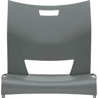 Duet™ Armless Training Chair, Plastic, 33-1/4" High, 350 lbs. Capacity, Grey OQ780 | Waymarc Industries Inc