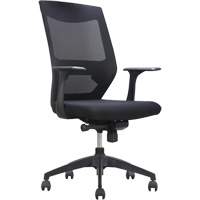 Activ™ Series Synchro-Tilt Office Chair, Fabric/Mesh, Black, 250 lbs. Capacity OQ963 | Waymarc Industries Inc